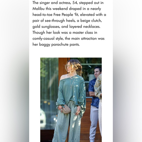 Free People To The Sky Parachute Pants In Lively Ivy - Picture 12 of 14